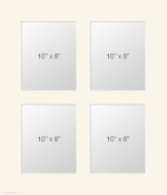 10x8 cheap picture size